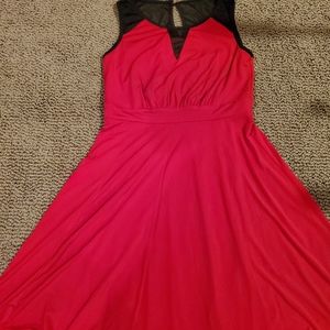 Red dress